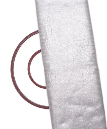 silver colour plain shimmer fabric 1